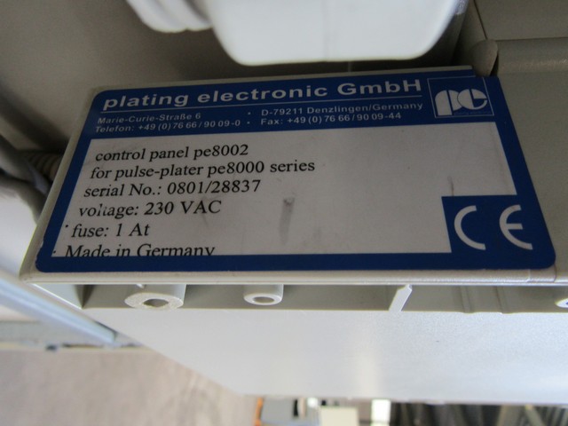 Plating Electronic GmbH Pulse plater pe8082