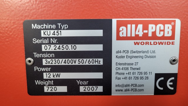 All 4 PCB KU 451